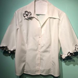 Anne Fontaine short sleeve Nova blouse